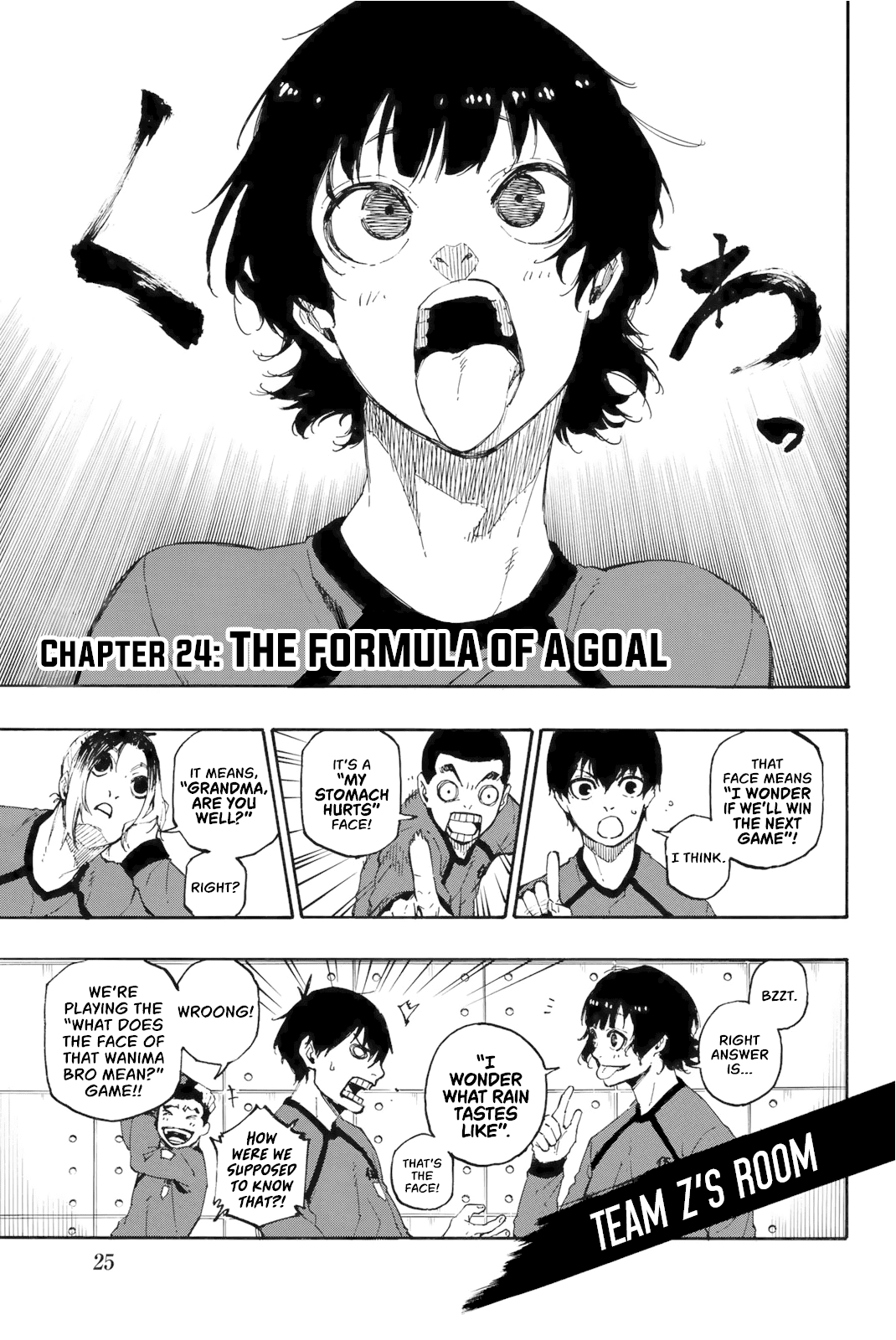 Blue Lock Chapter 24 page 2 - Chapter 24: The Formula of a Goal