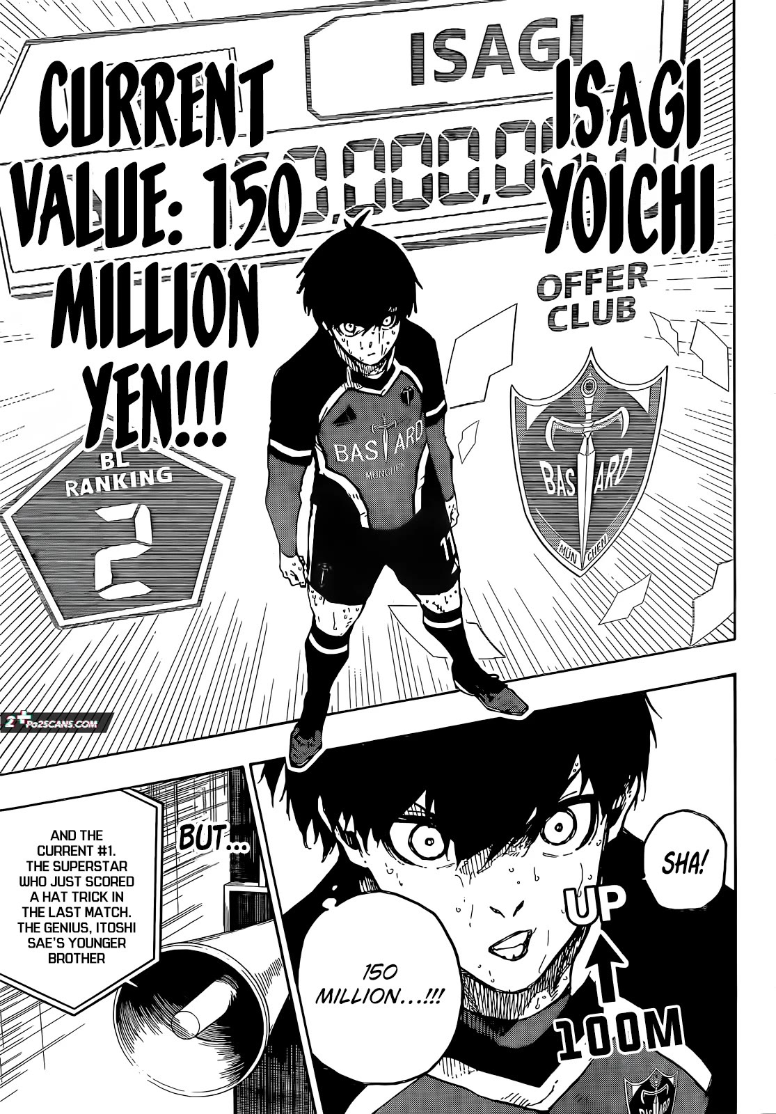 Blue Lock Chapter 240 page 14 - Chapter 240: Triple jump up!