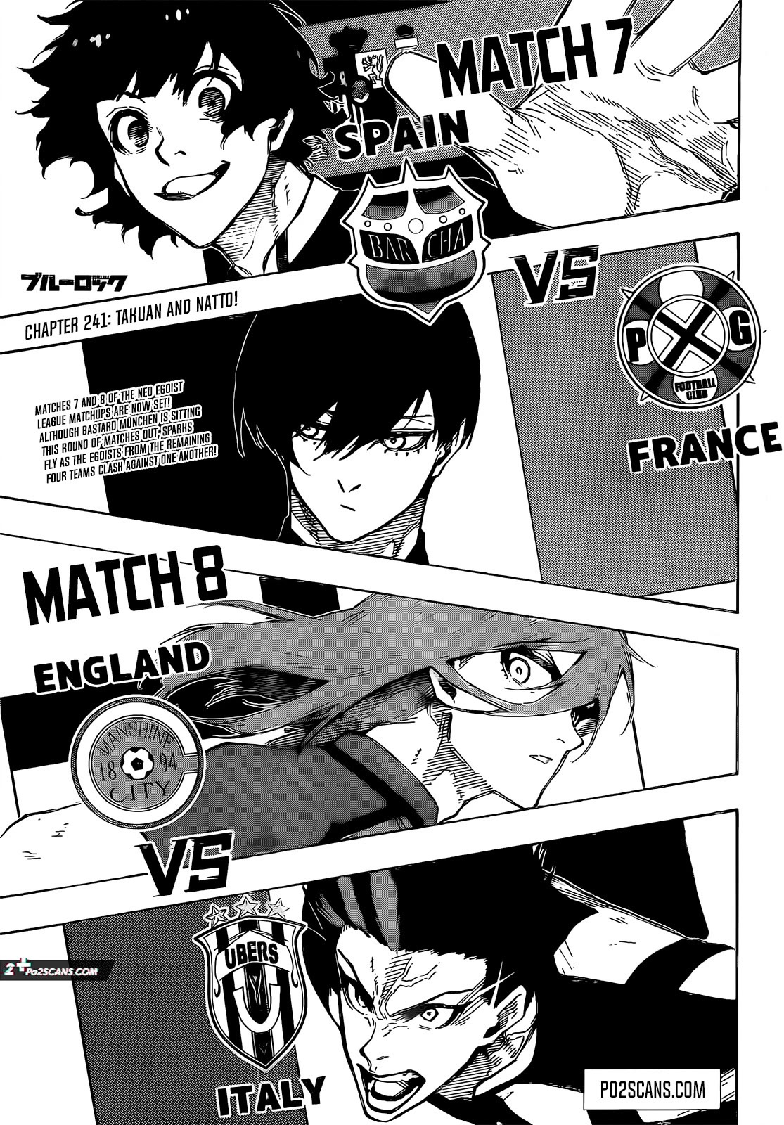 Blue Lock Chapter 241 page 2 - Chapter 241: Takuan and natto