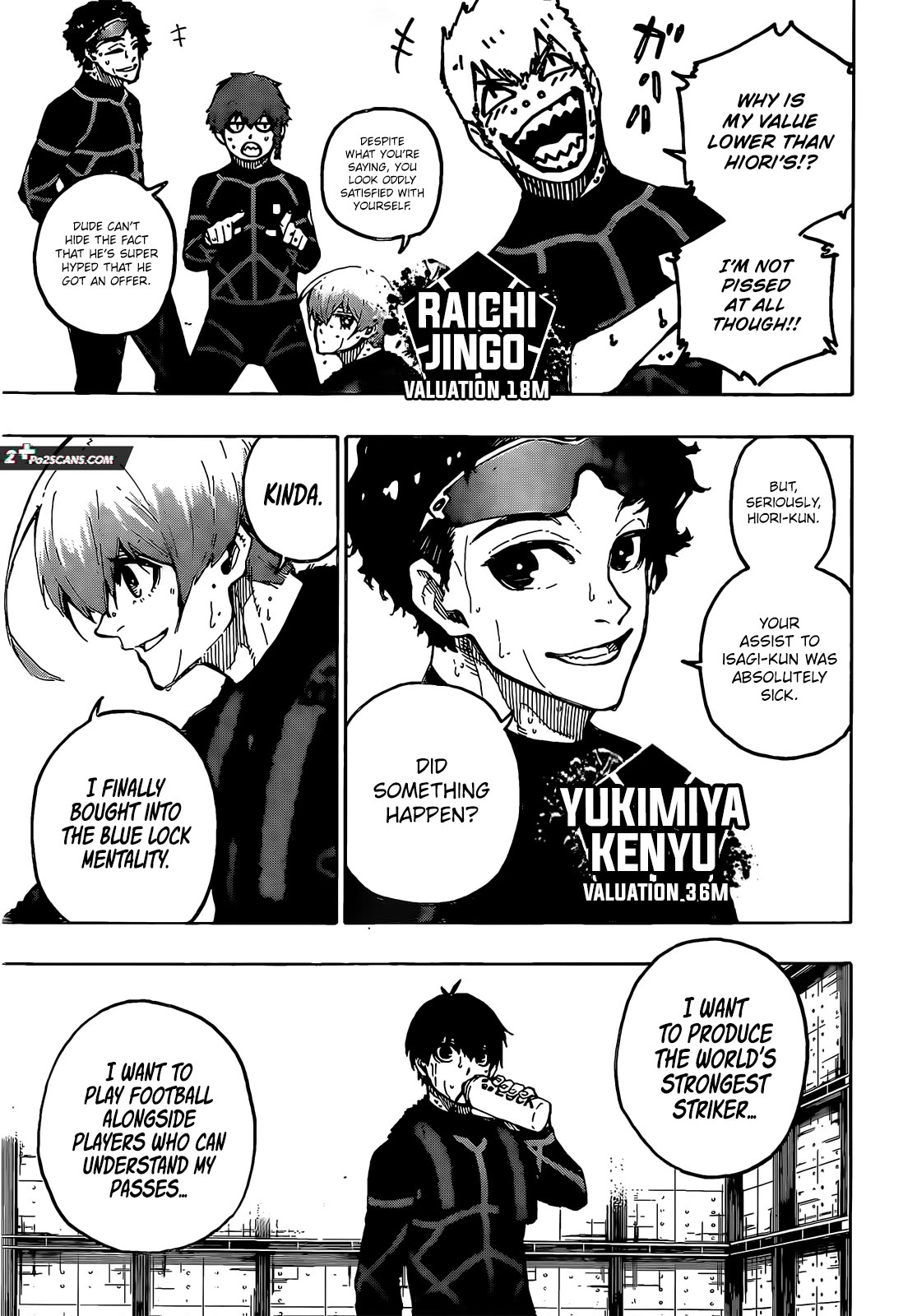 Blue Lock Chapter 241 page 4 - Chapter 241: Takuan and natto