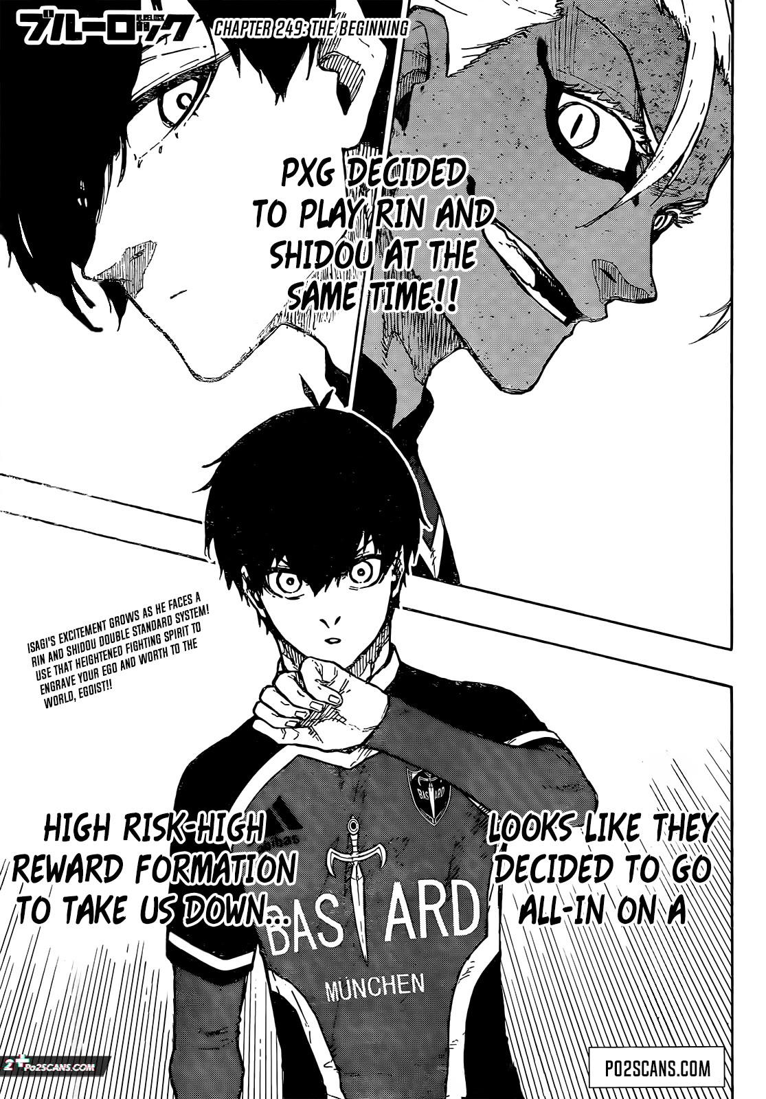 Blue Lock Chapter 249 page 2 - Chapter 249: The Beginning