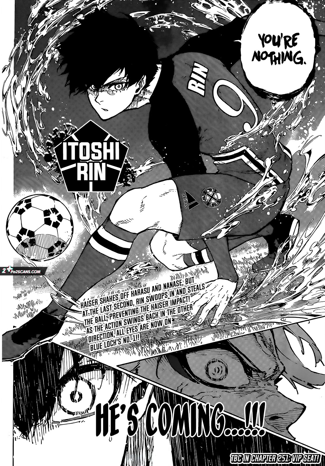 Blue Lock Chapter 250 page 19 - Chapter 250: The Unknown