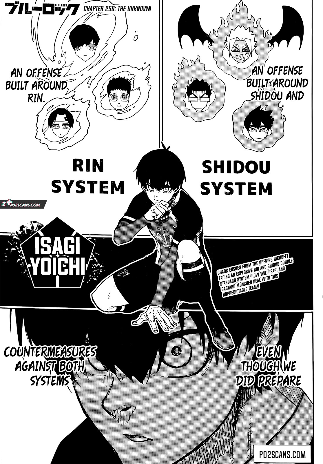 Blue Lock Chapter 250 page 2 - Chapter 250: The Unknown