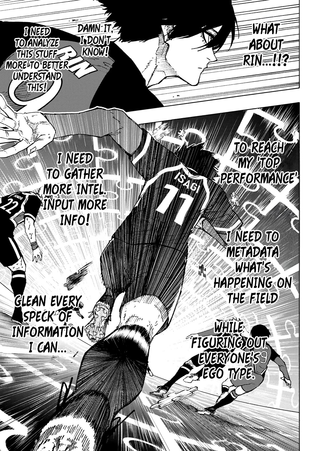 Blue Lock Chapter 254 page 11 - Chapter 254: My Model. The World Model