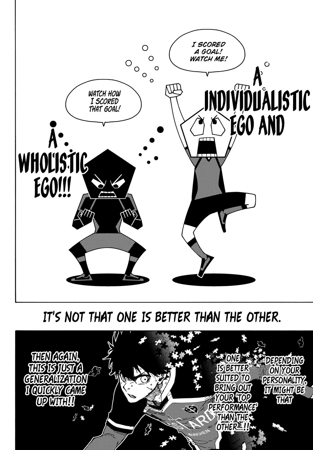 Blue Lock Chapter 254 page 8 - Chapter 254: My Model. The World Model
