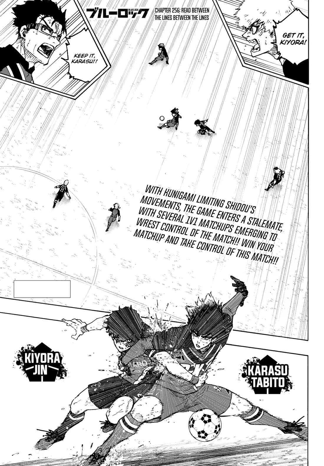 Blue Lock Chapter 256 page 1 - Chapter 256: Read Between the Lines Between the Lines