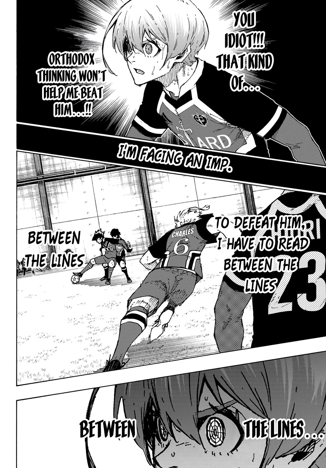 Blue Lock Chapter 256 page 4 - Chapter 256: Read Between the Lines Between the Lines