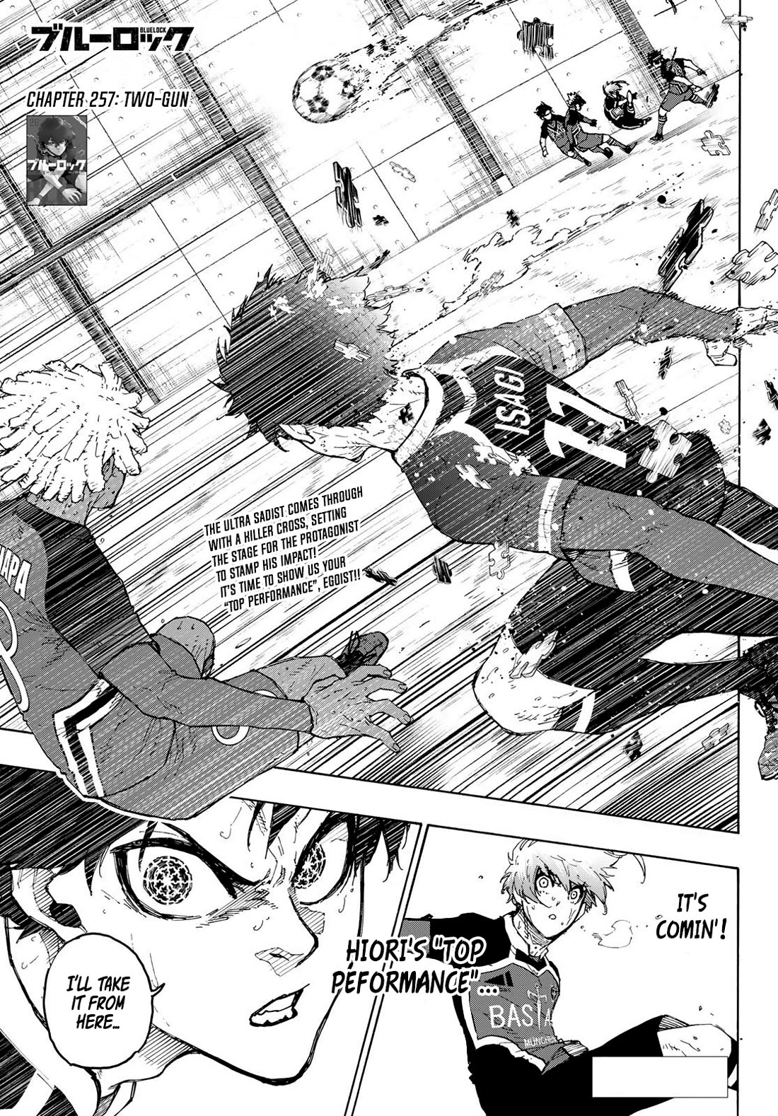 Blue Lock Chapter 257 page 1 - Chapter 257: Two-gun