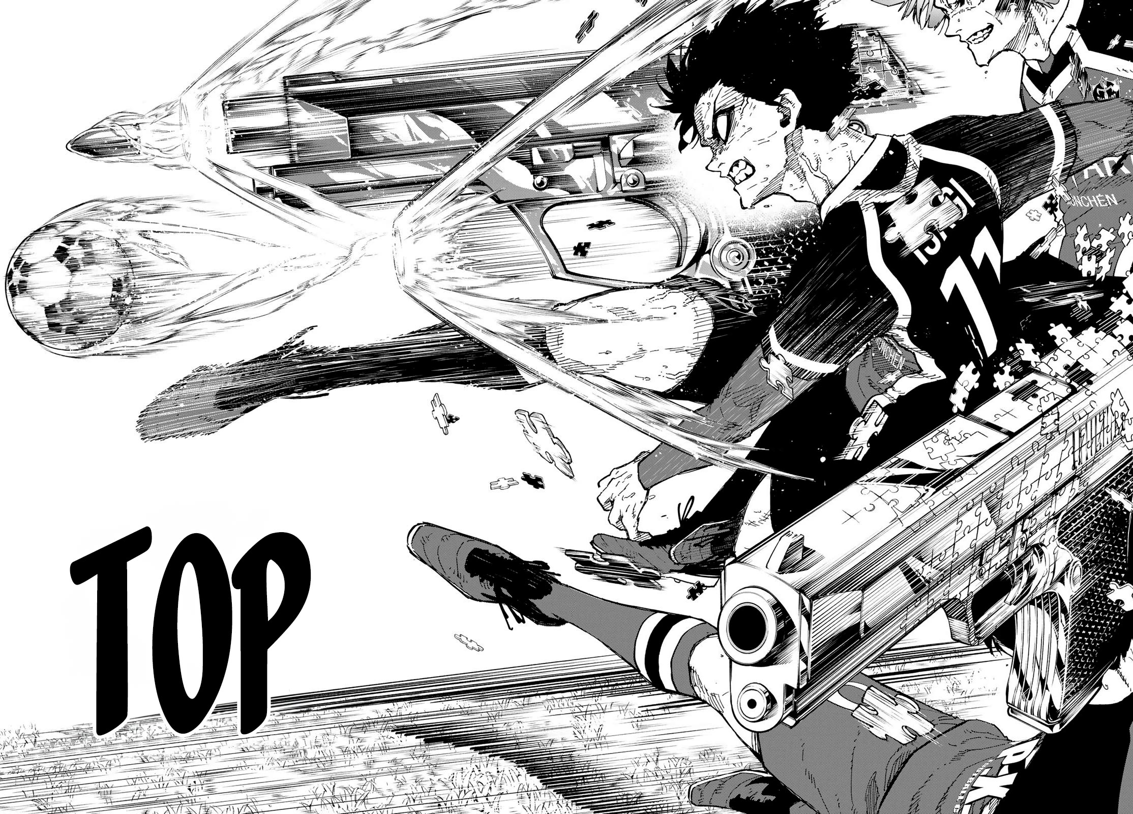 Blue Lock Chapter 257 page 14 - Chapter 257: Two-gun