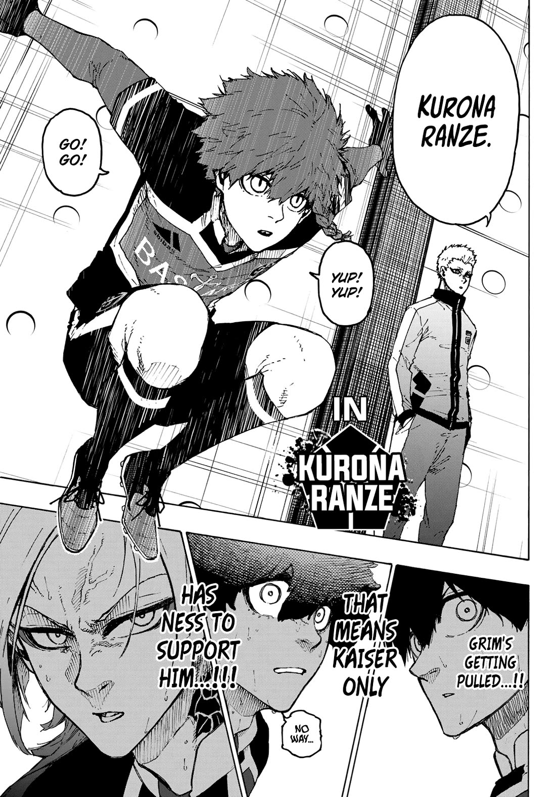 Blue Lock Chapter 258 page 14 - Chapter 258: Combine and Invent. A new weapon!