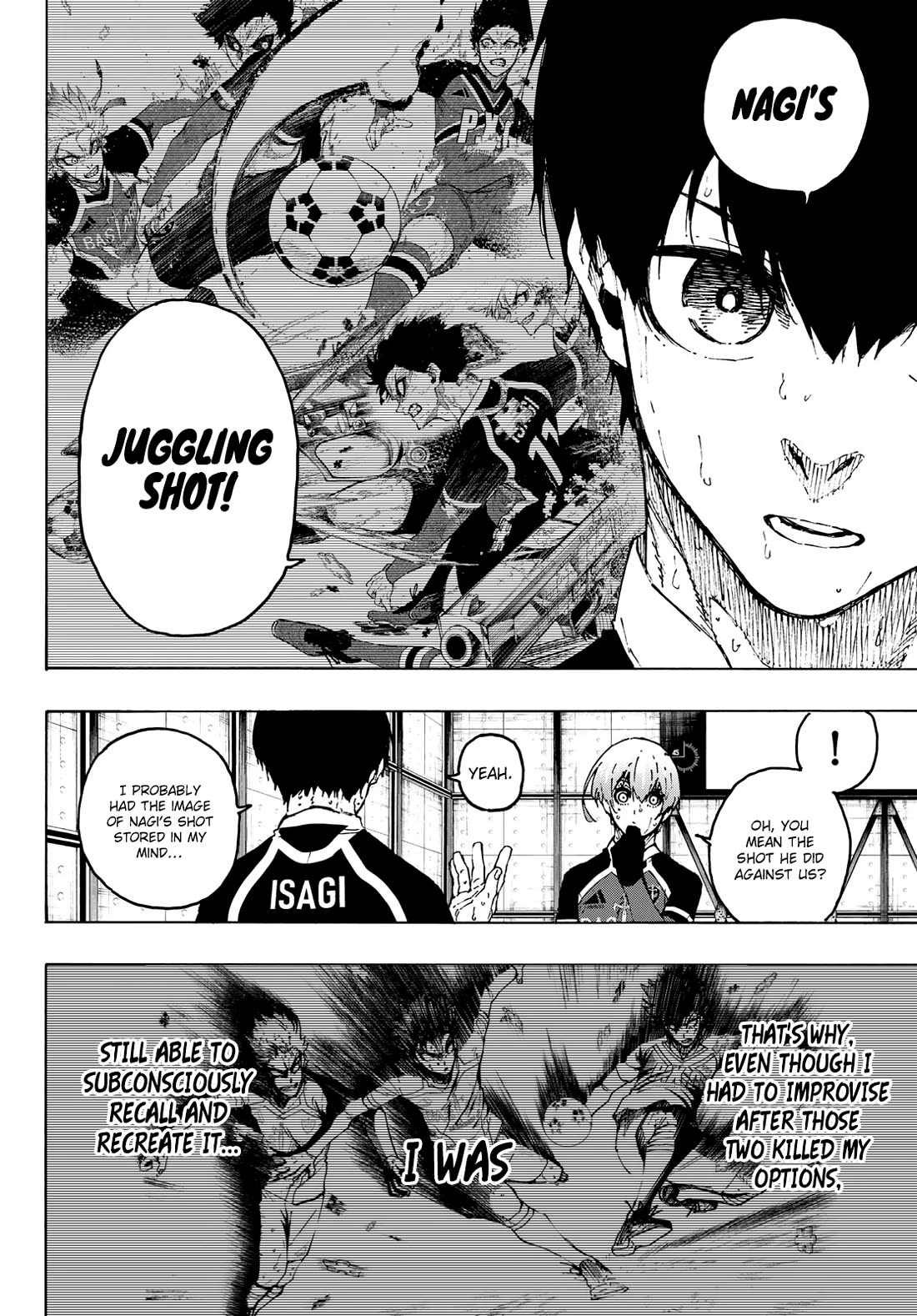 Blue Lock Chapter 258 page 9 - Chapter 258: Combine and Invent. A new weapon!