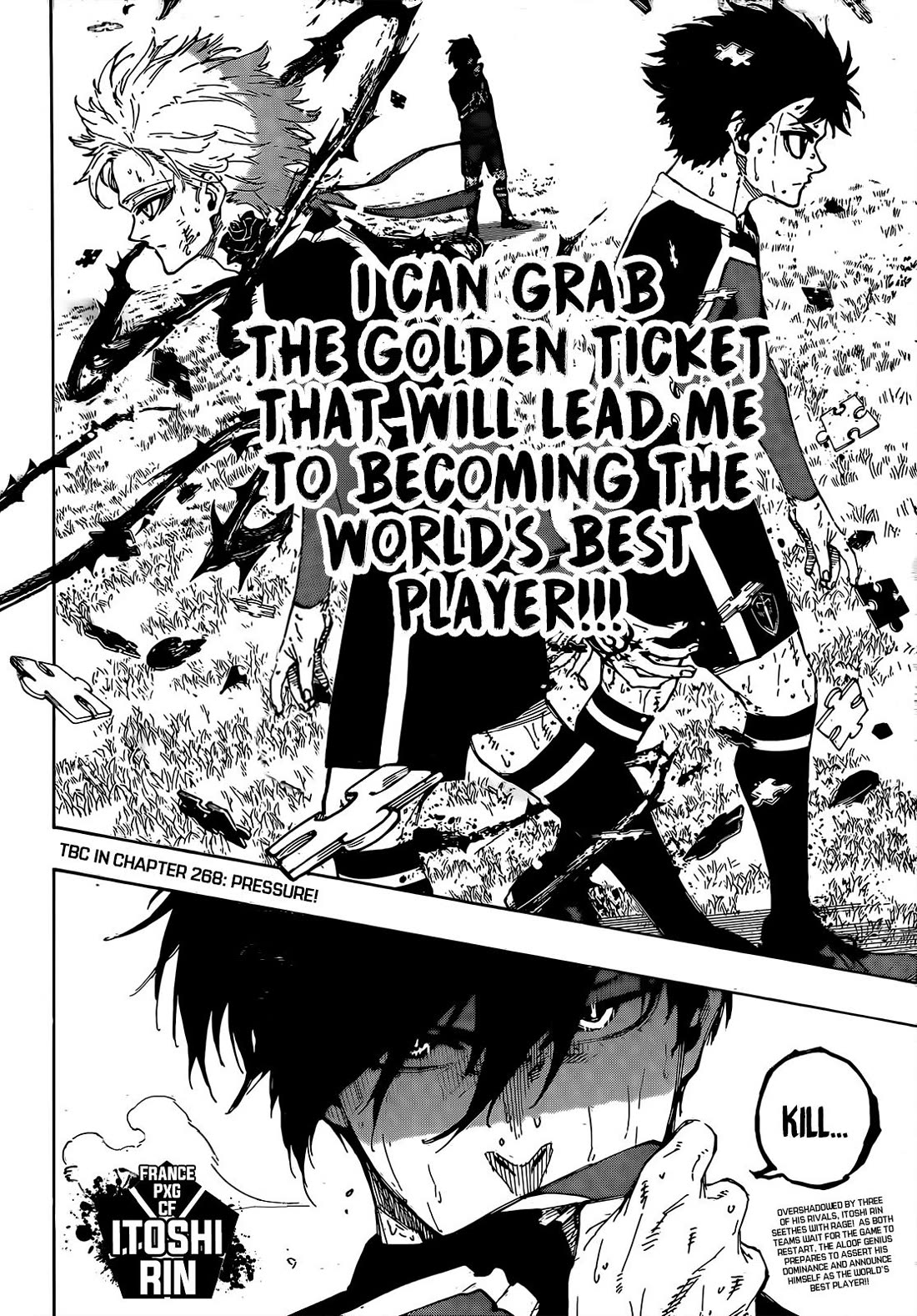 Blue Lock Chapter 267 page 18 - Chapter 267: The Golden Ticket