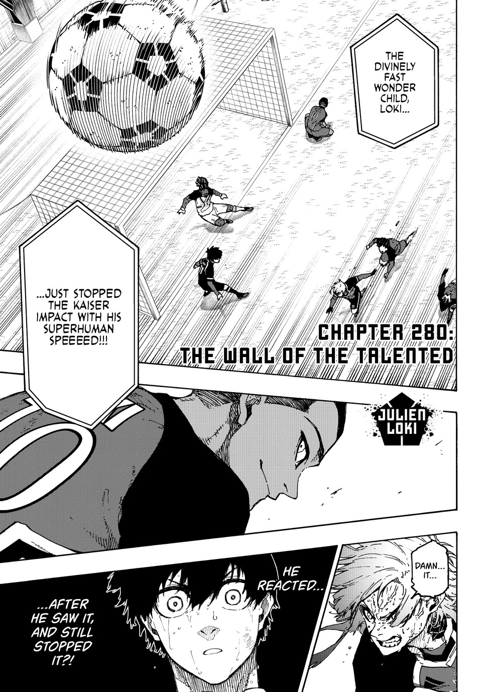 Blue Lock Chapter 280 page 1 - Chapter 280