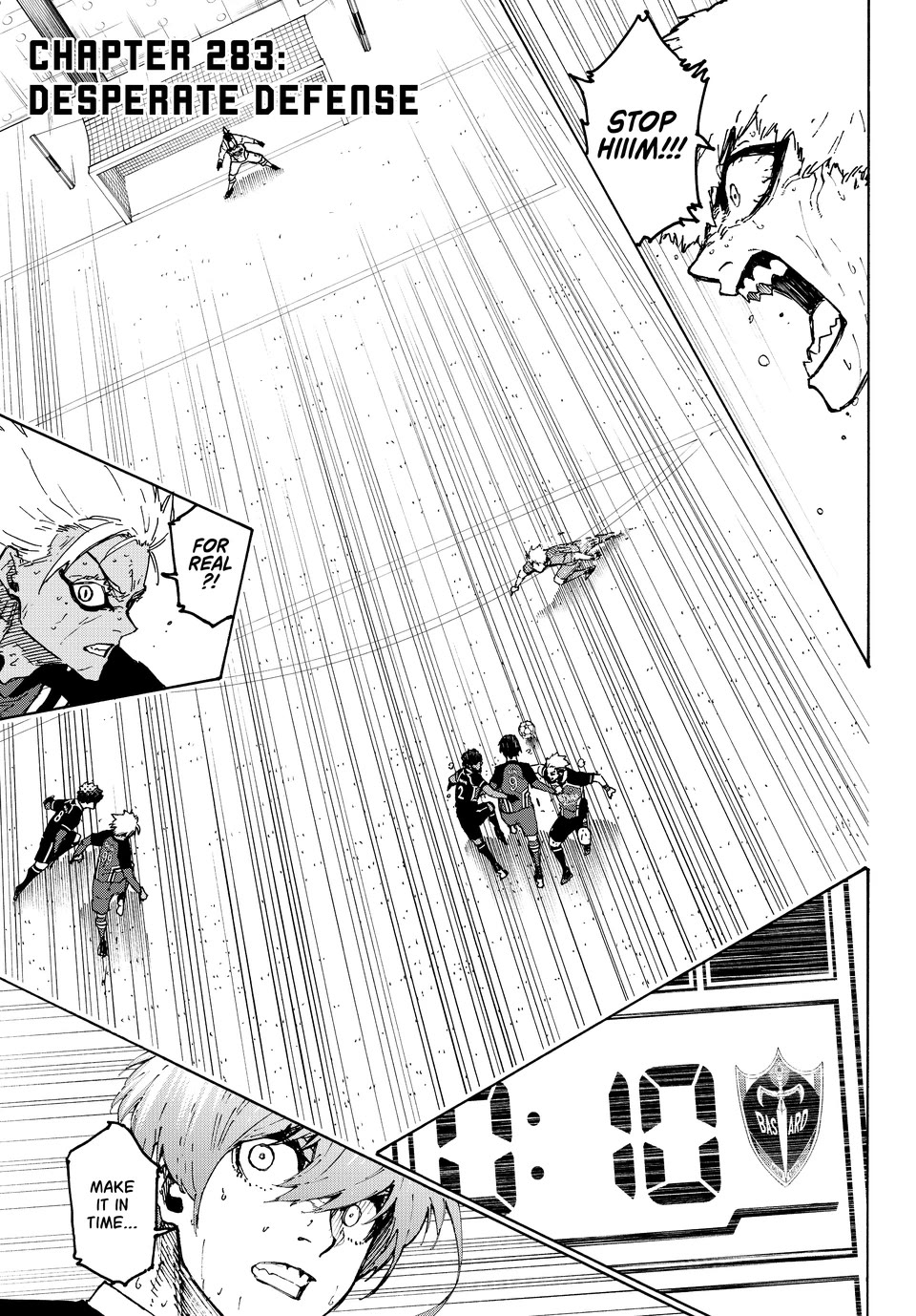 Blue Lock Chapter 283 page 1 - Chapter 283
