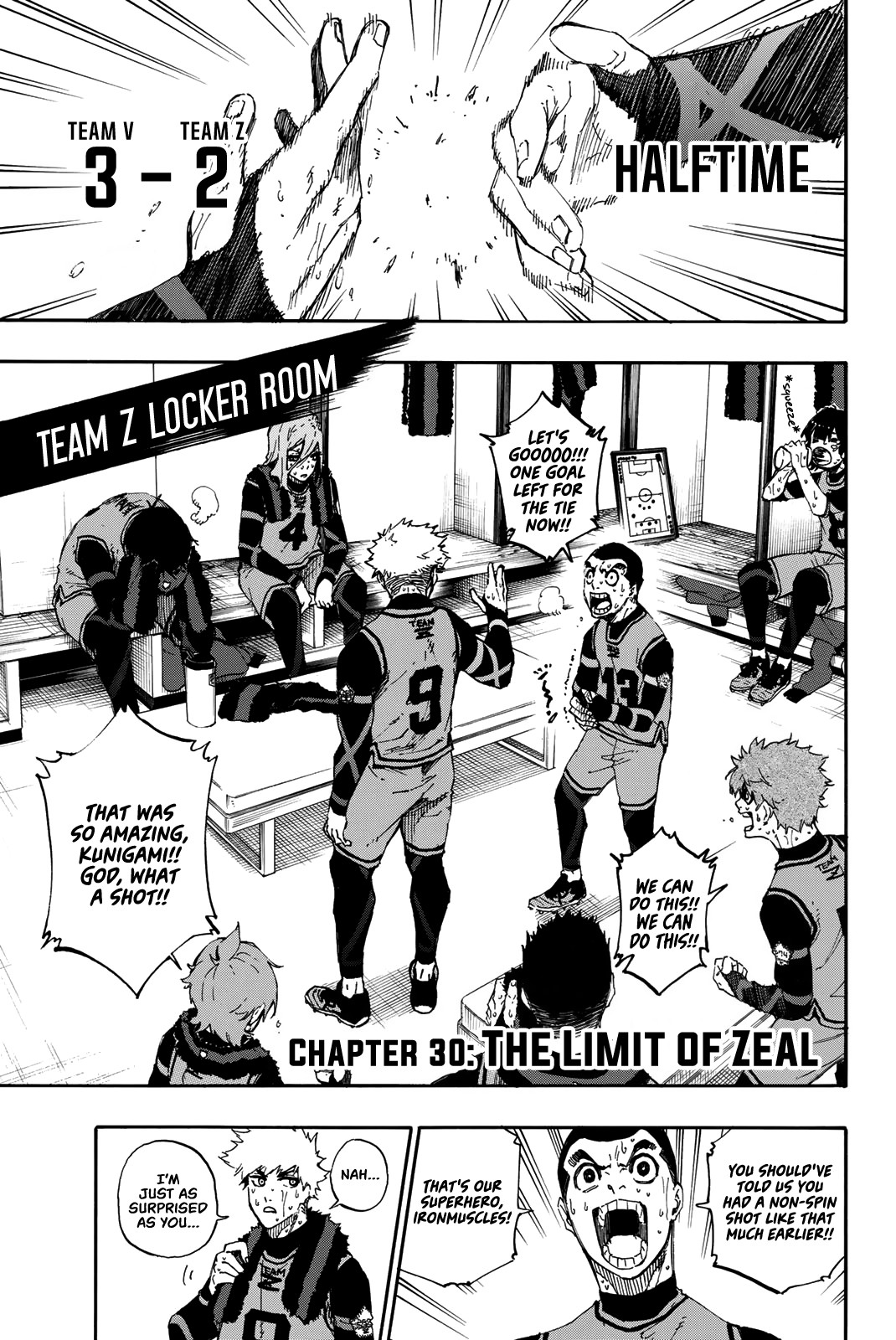 Blue Lock Chapter 30 page 2 - Chapter 30: The Limit Of Zeal