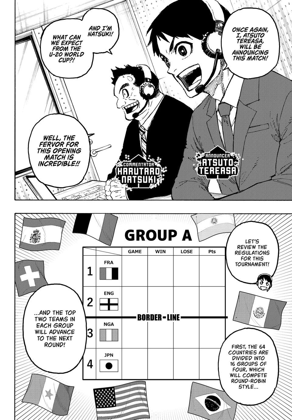 Blue Lock Chapter 313 page 2 - Chapter 313: Opening Warriors