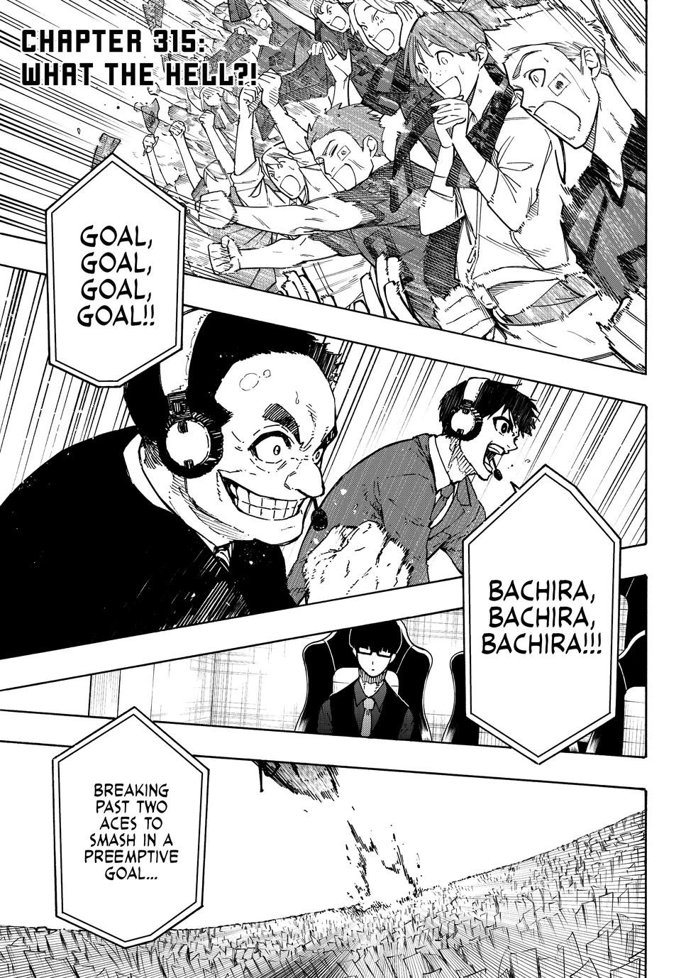 Blue Lock Chapter 315 page 1 - Chapter 315: What the Hell?!