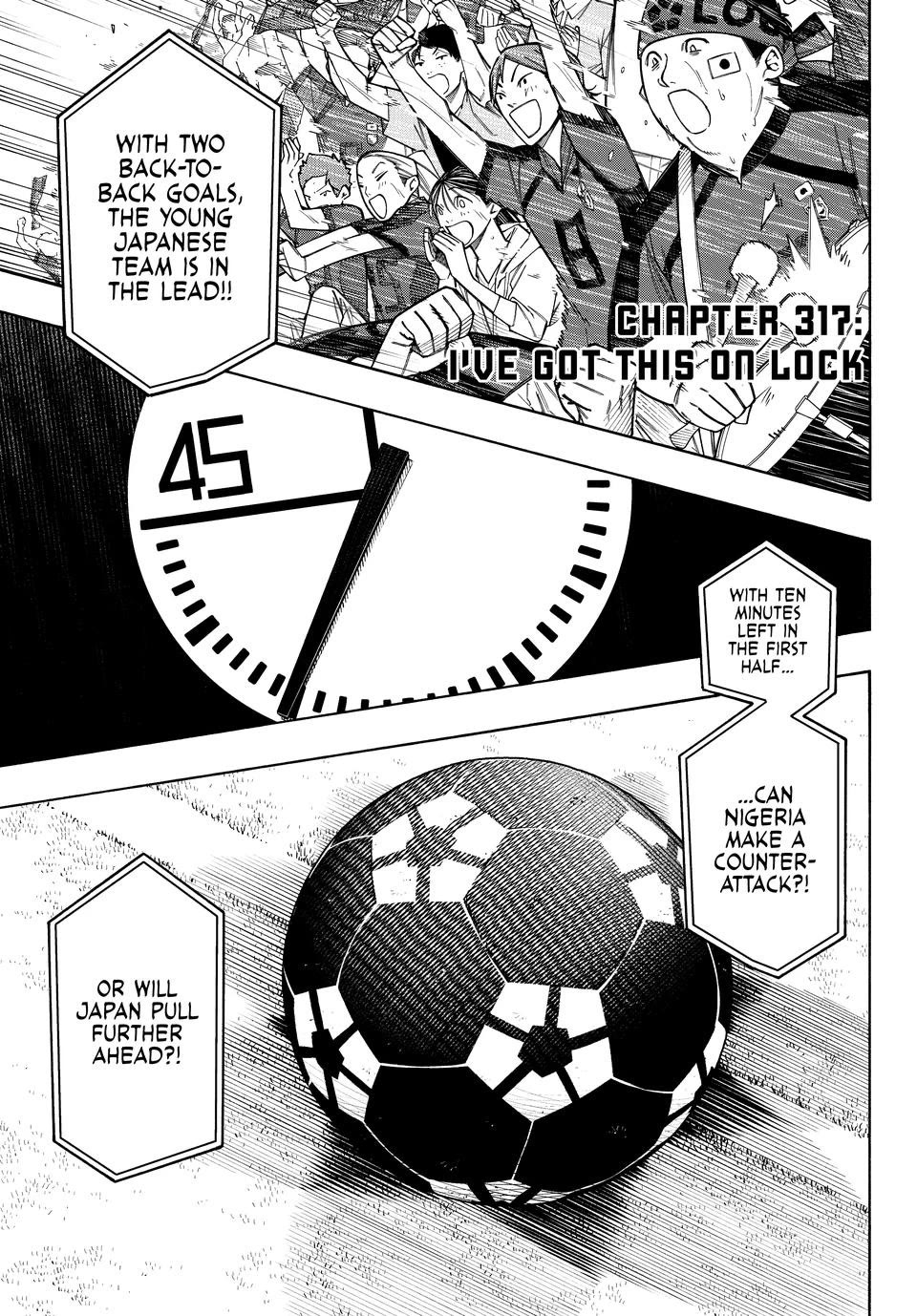 Blue Lock Chapter 317 page 1 - Chapter 317: I’ve Got This on Lock