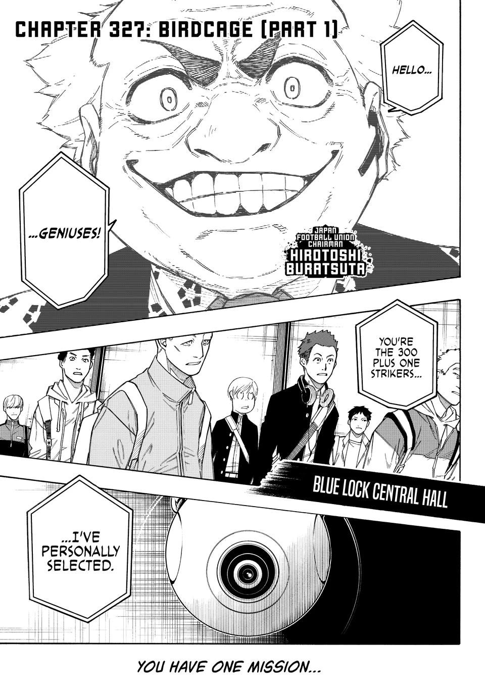 Blue Lock Chapter 327.1 page 1 - Chapter 327.1