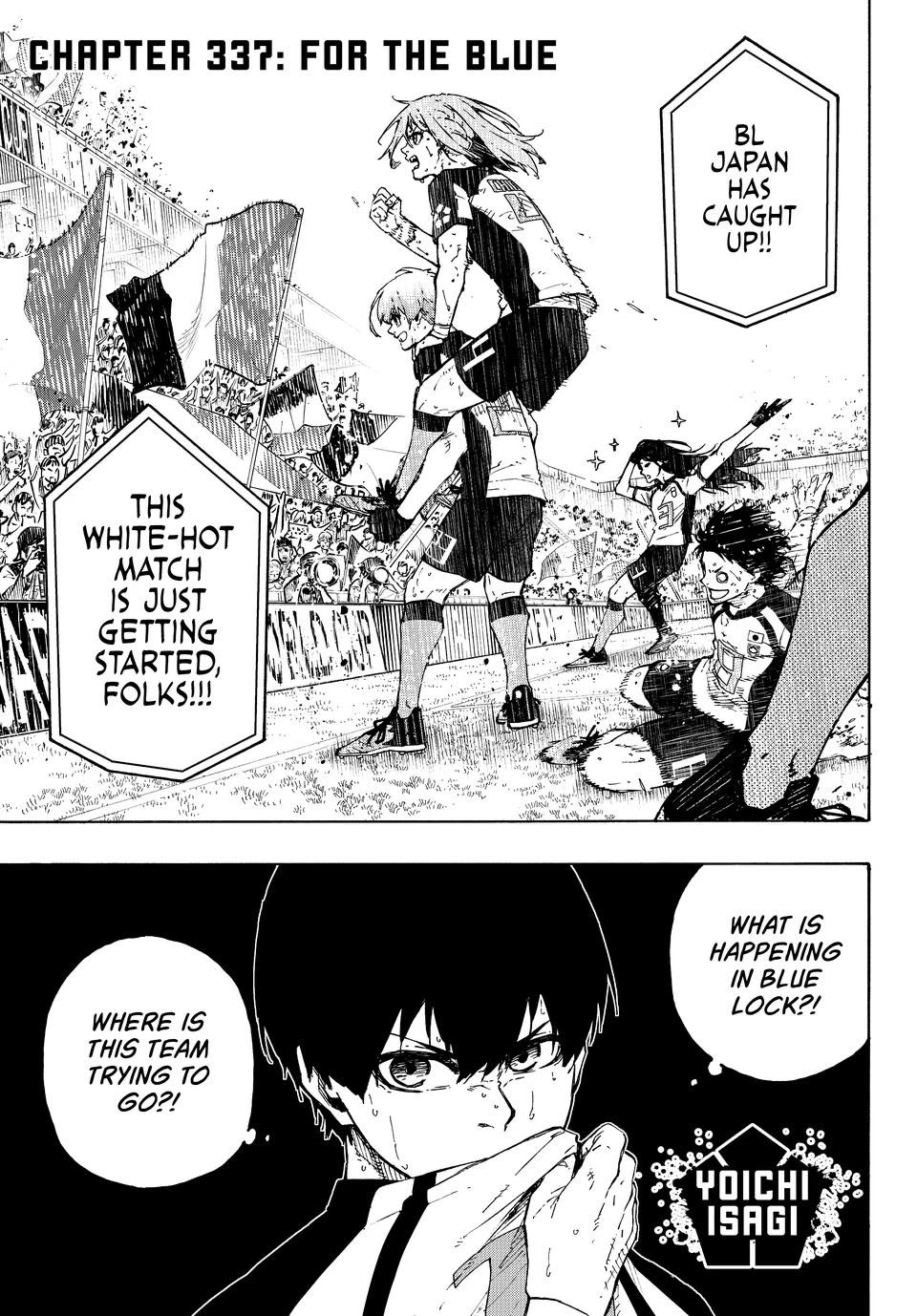 Blue Lock Chapter 337 page 1 - Chapter 337