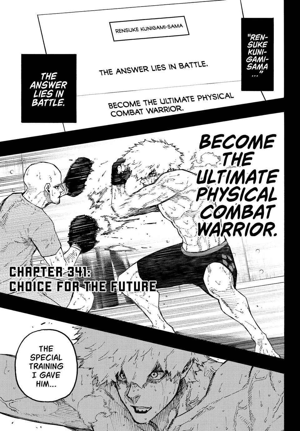 Blue Lock Chapter 341 page 1 - Chapter 341