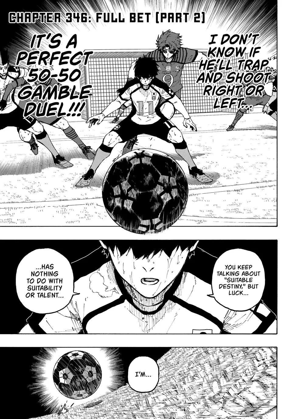 Blue Lock Chapter 346.2 page 1 - Chapter 346.2: Full Belt (2)