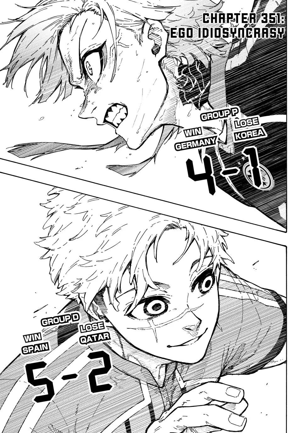 Blue Lock Chapter 351 page 1 - Chapter 351: Ego Idiosyncrasy