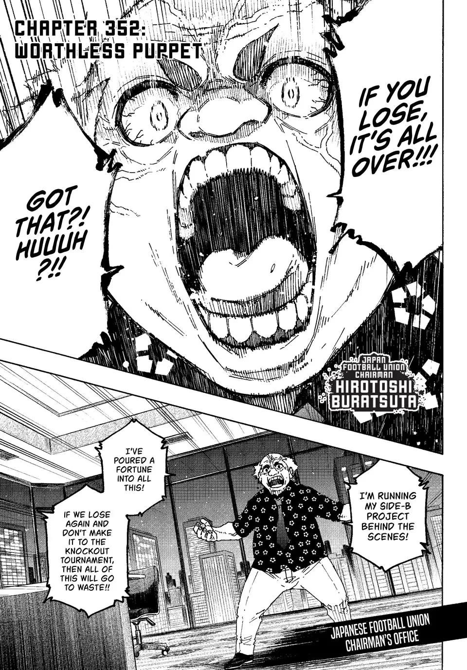 Blue Lock Chapter 352 page 1 - Chapter 352
