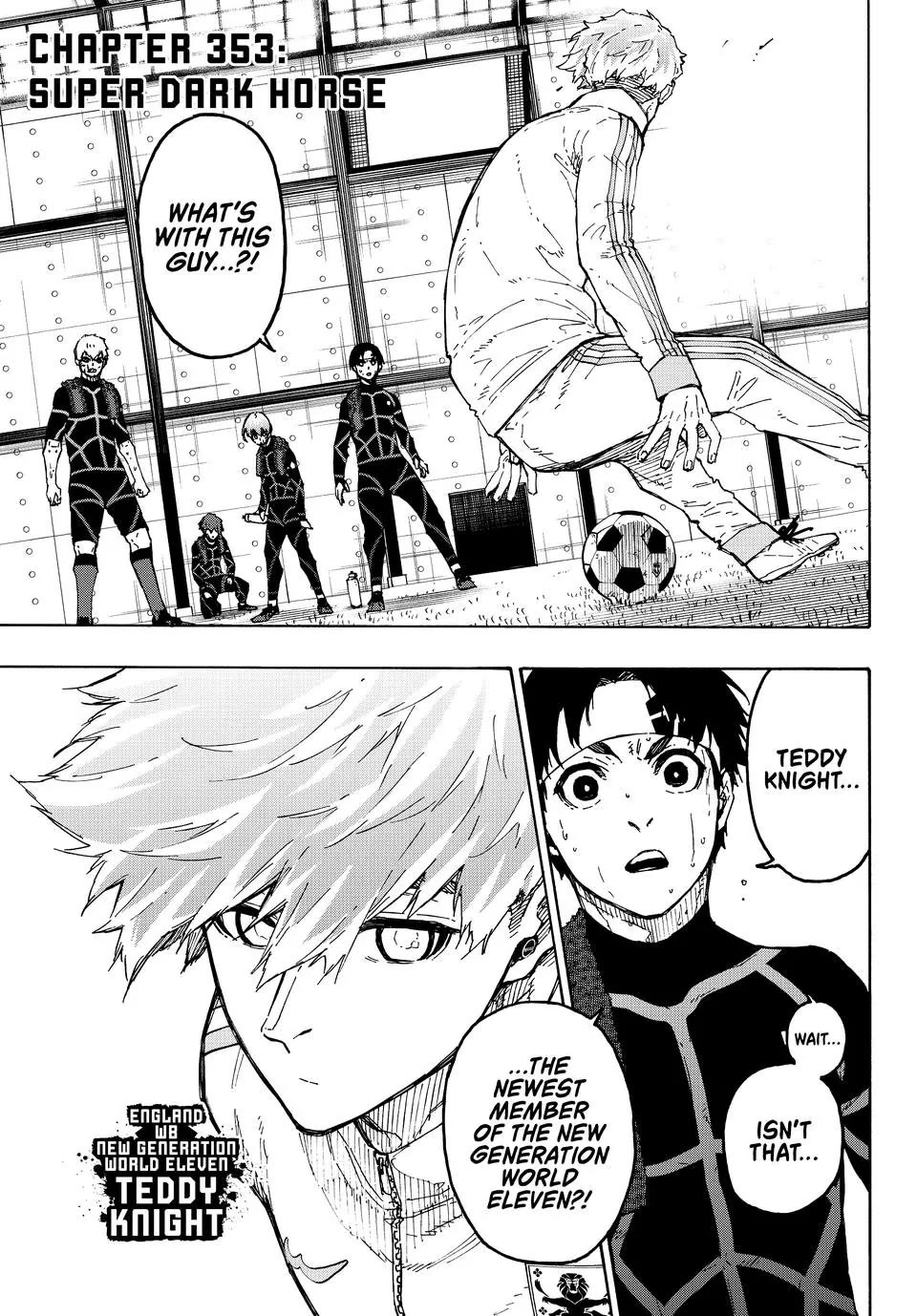 Blue Lock Chapter 353 page 1 - Chapter 353: Super Dark Horse
