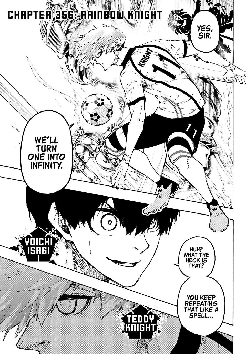 Blue Lock Chapter 356 page 1 - Chapter 356