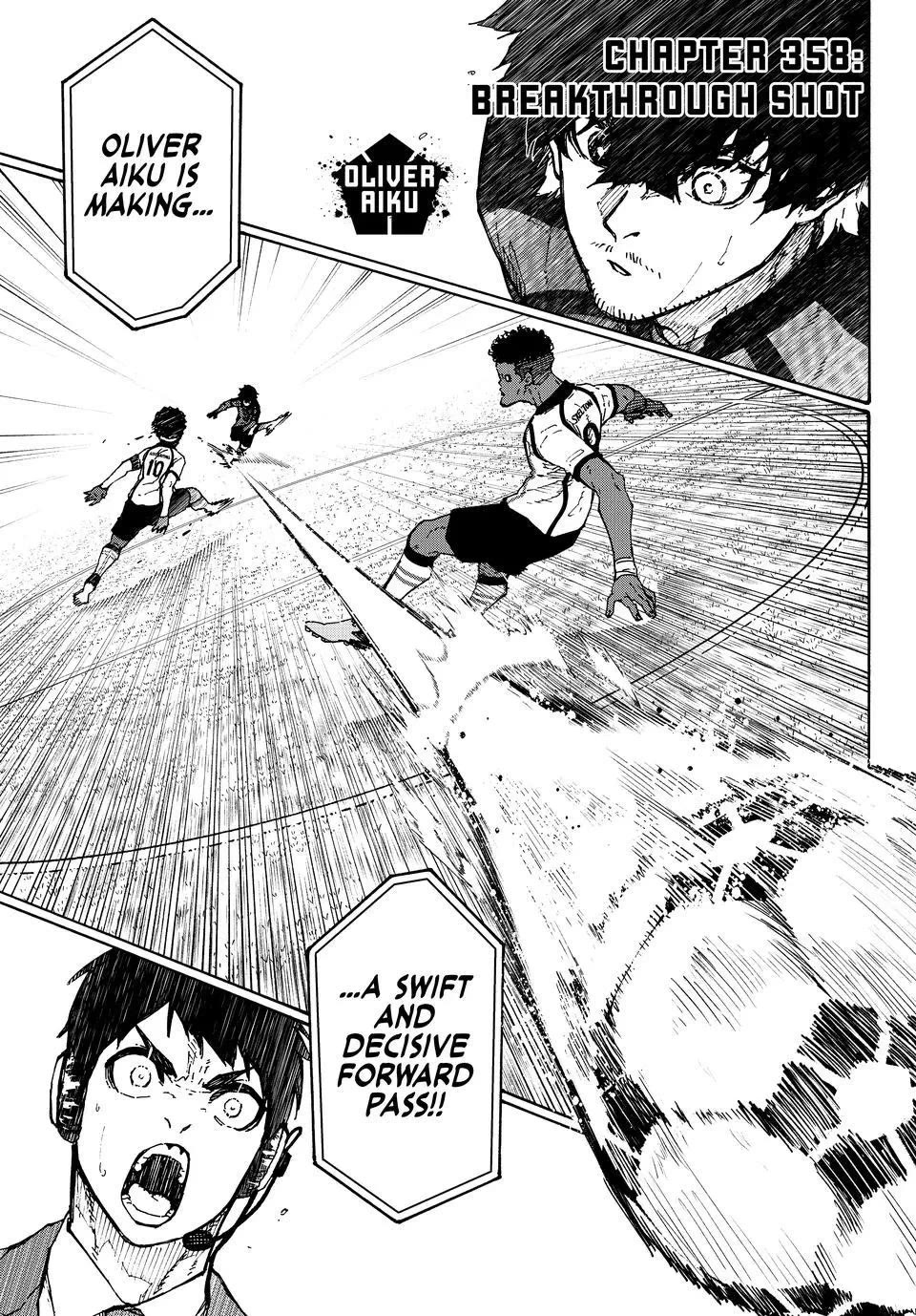 Blue Lock Chapter 358 page 1 - Chapter 358