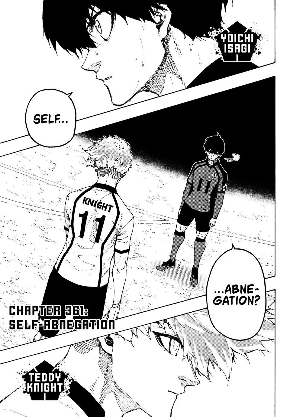 Blue Lock Chapter 361 page 1 - Chapter 361