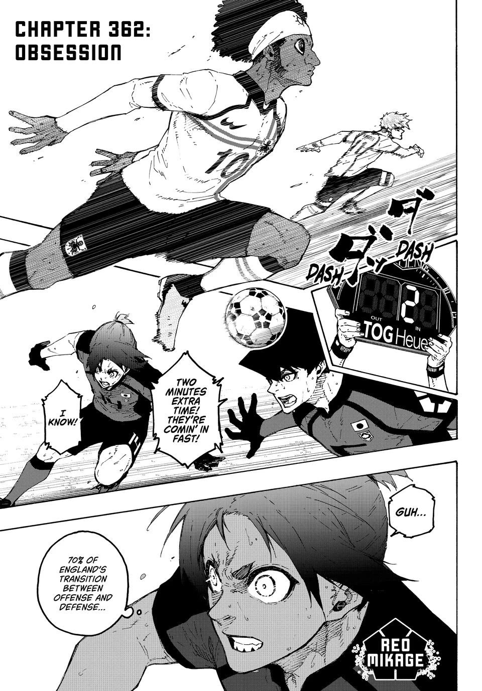 Blue Lock Chapter 362 page 1 - Chapter 362