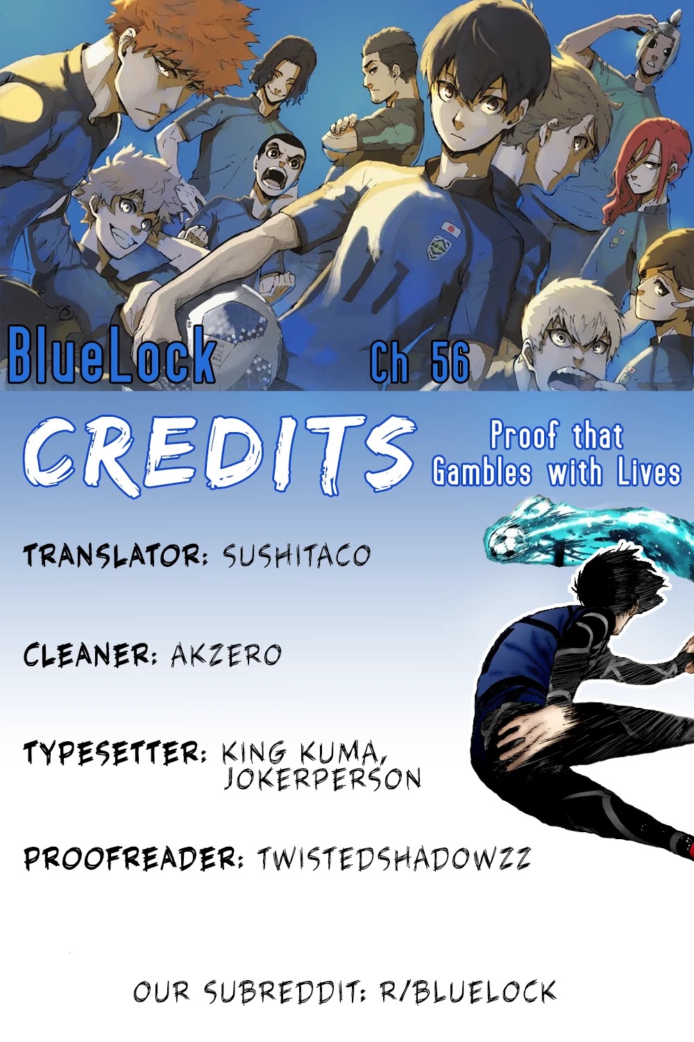Blue Lock Chapter 56 page 22 - Chapter 56: Proof that Gambles with Life