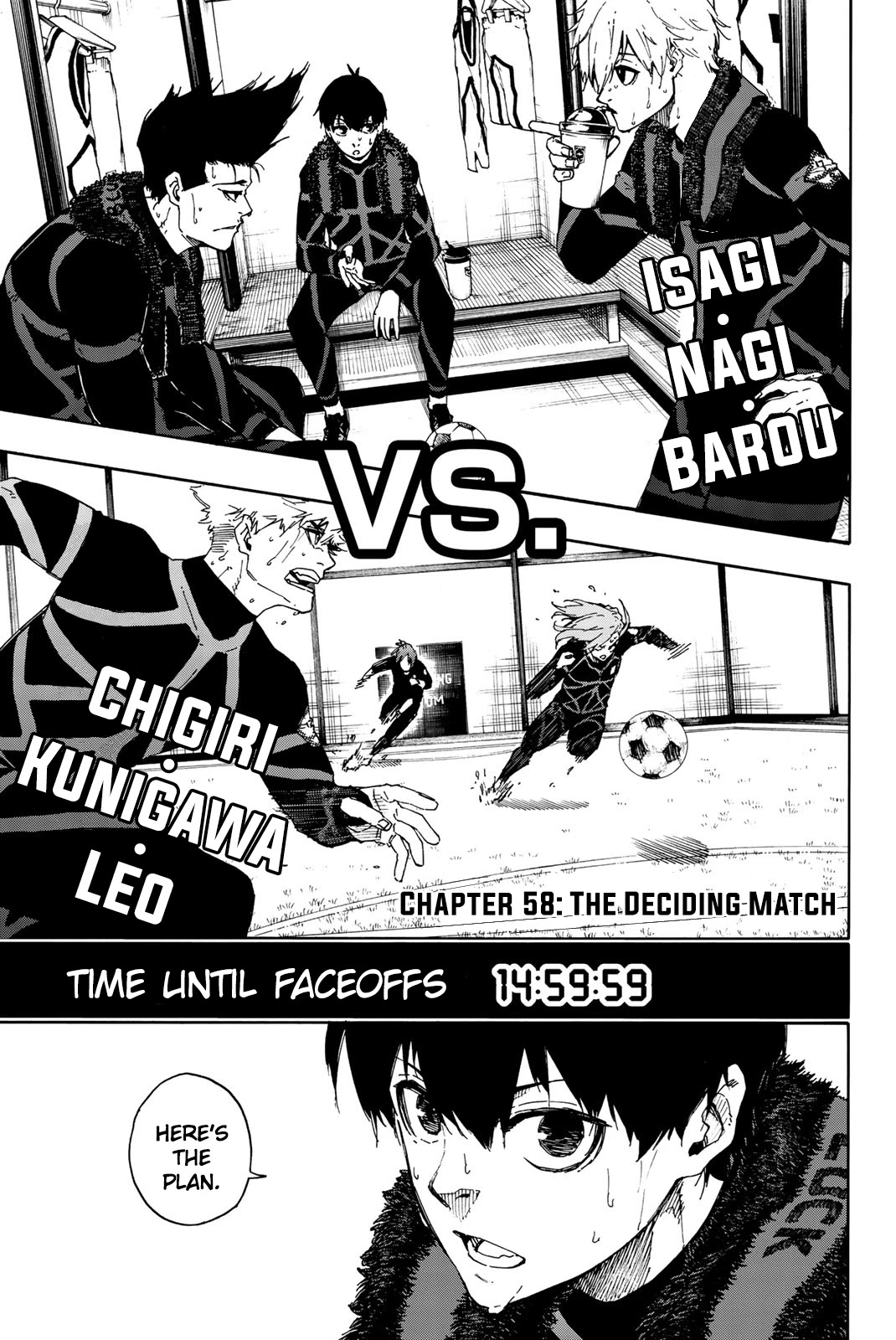 Blue Lock Chapter 58 page 4 - Chapter 58: The Deciding Match