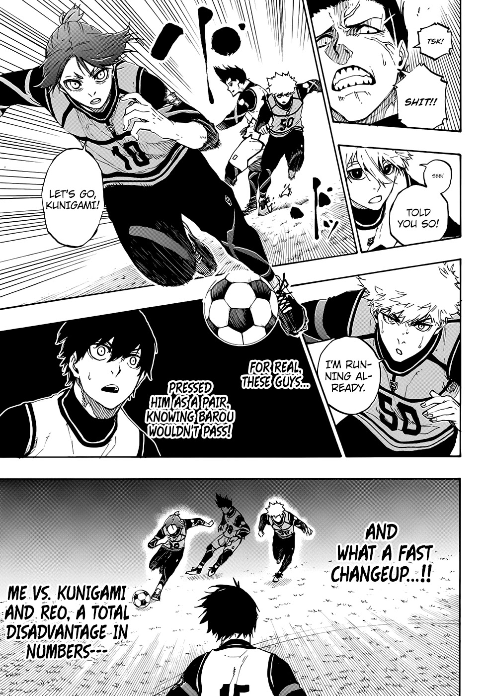 Blue Lock Chapter 59 page 13 - Chapter 59: Tri Session