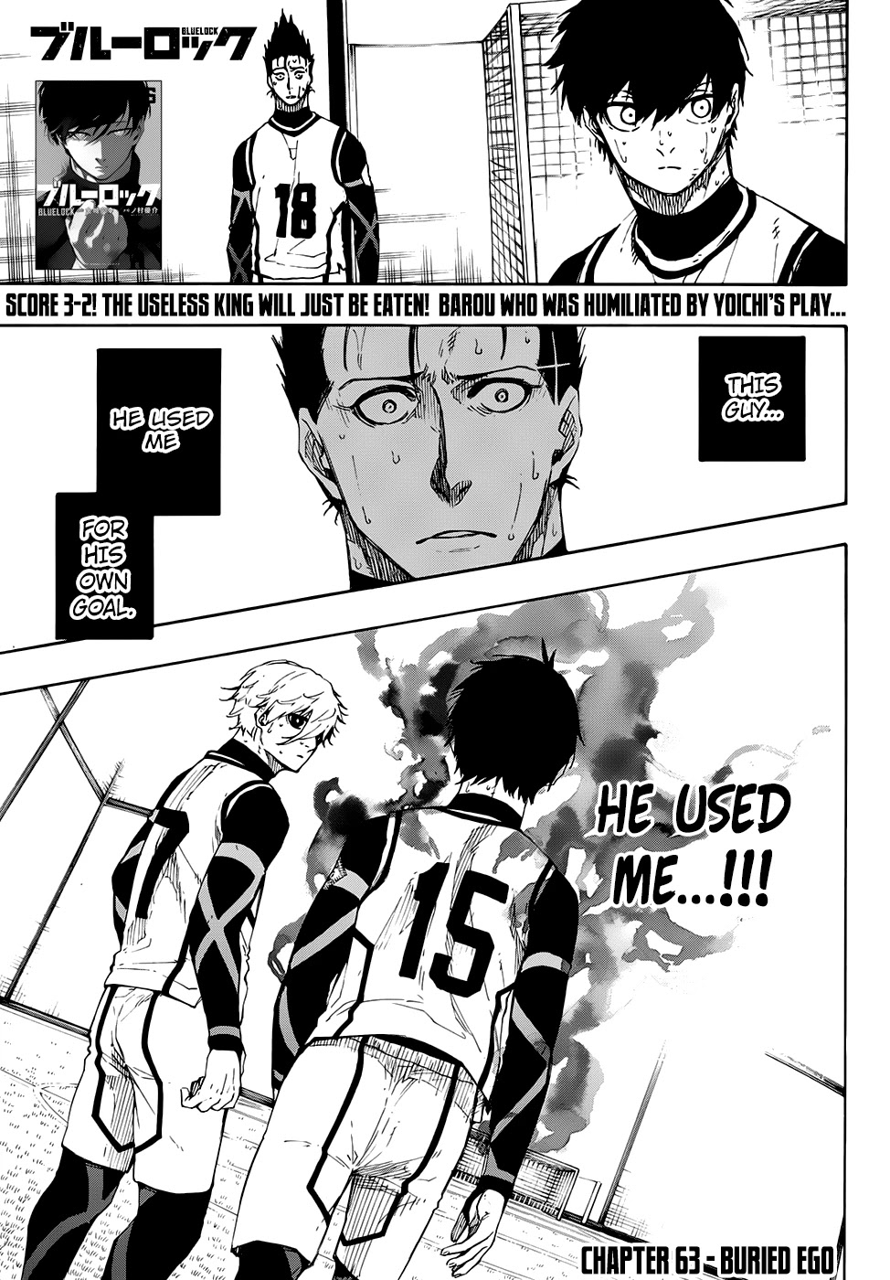 Blue Lock Chapter 63 page 2 - Chapter 63: Buried Ego