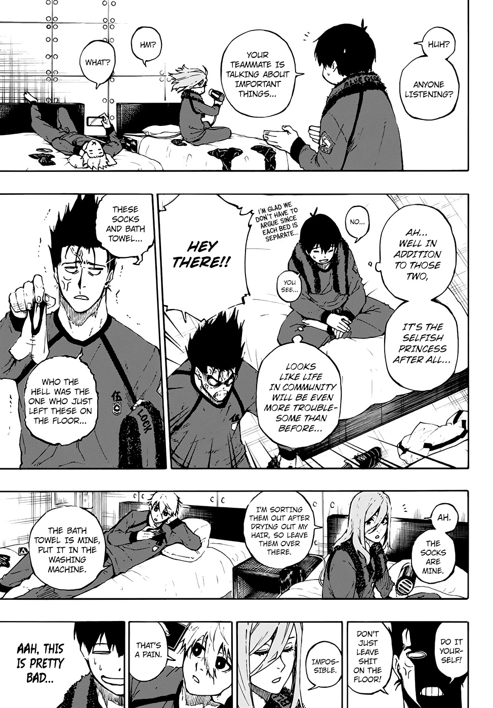 Blue Lock Chapter 69 page 6 - Chapter 69: Chaos