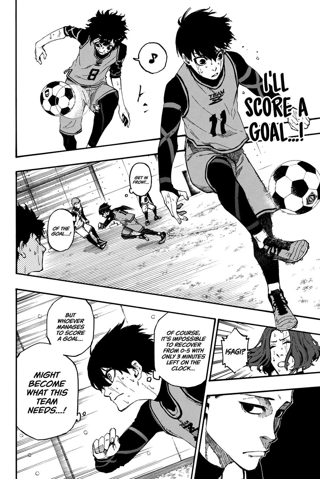 Blue Lock Chapter 7 page 3 - Chapter 7: Get In Front of The Goal!