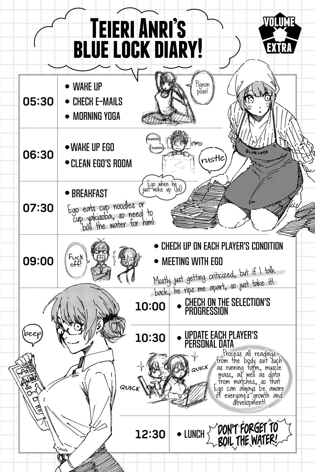 Blue Lock Chapter 71.5 page 4 - Chapter 71.5: Teieri Anri's Blue Lock Diary