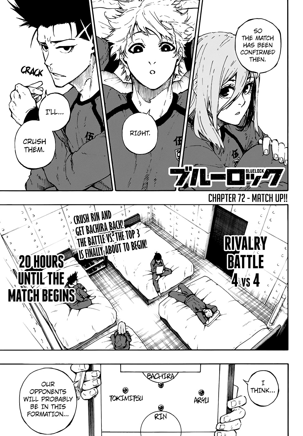 Blue Lock Chapter 72 page 2 - Chapter 72: Matchup