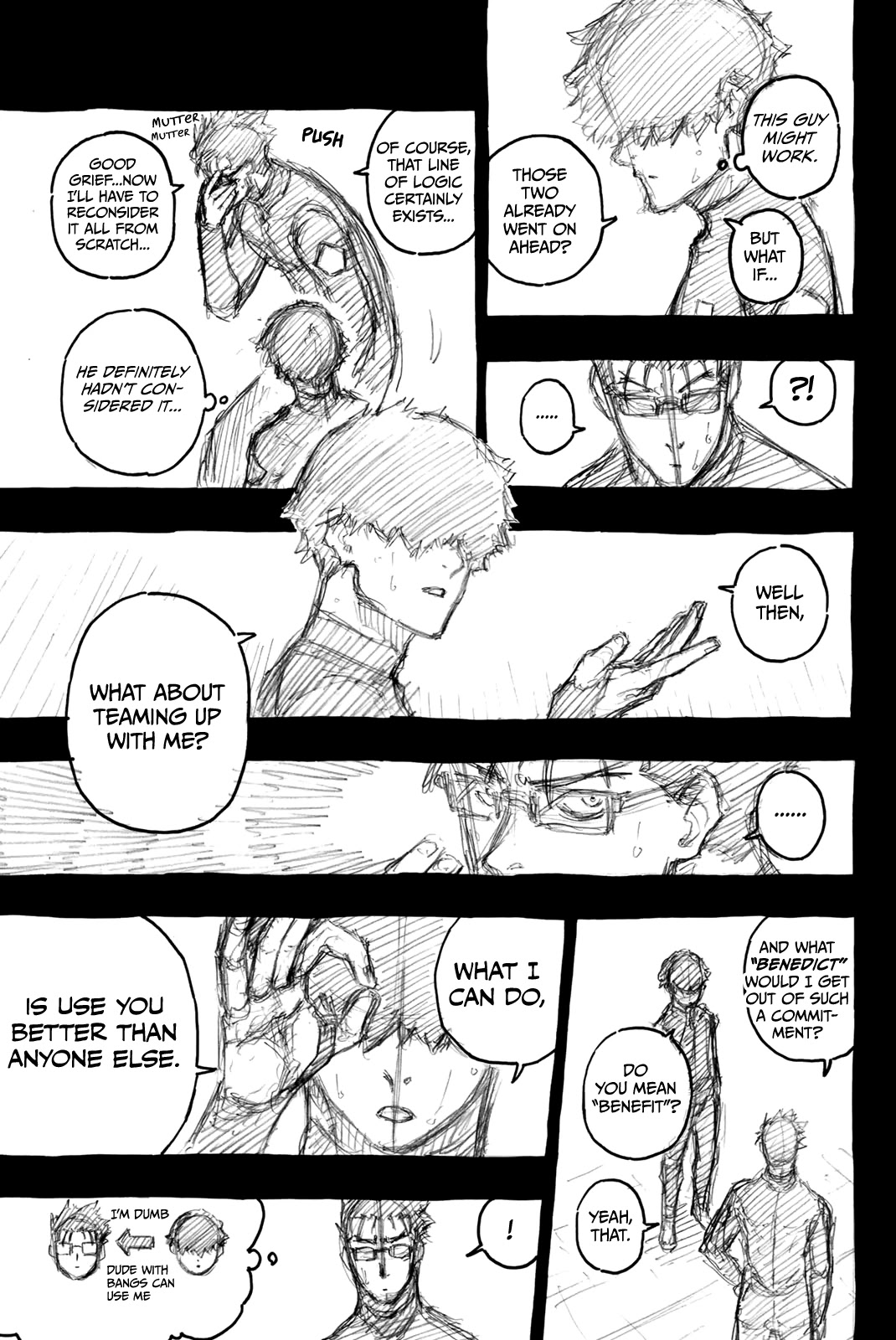 Blue Lock Chapter 76.5 page 4 - Chapter 76.5: The Various Three-Man Teams Part 2
