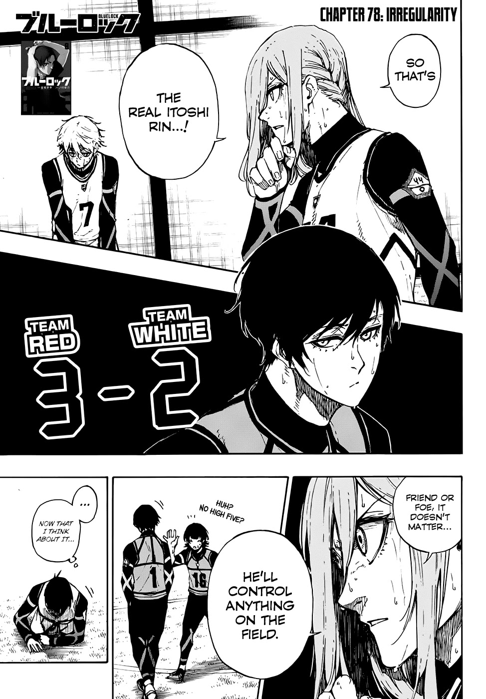Blue Lock Chapter 78 page 1 - Chapter 78: Irregularity
