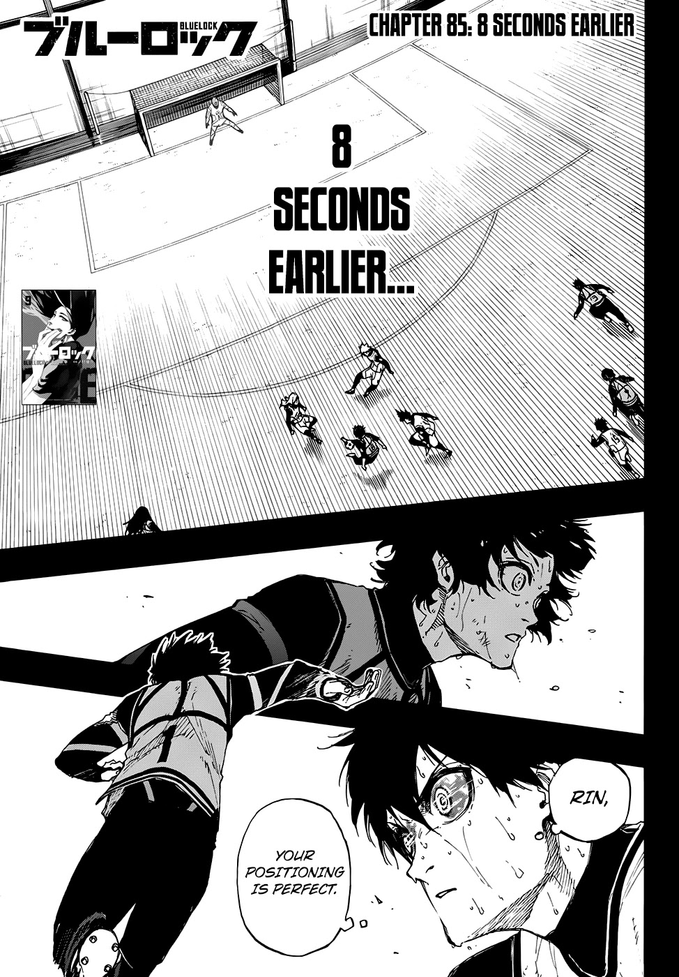 Blue Lock Chapter 85 page 1 - Chapter 85: 8 Seconds Earlier