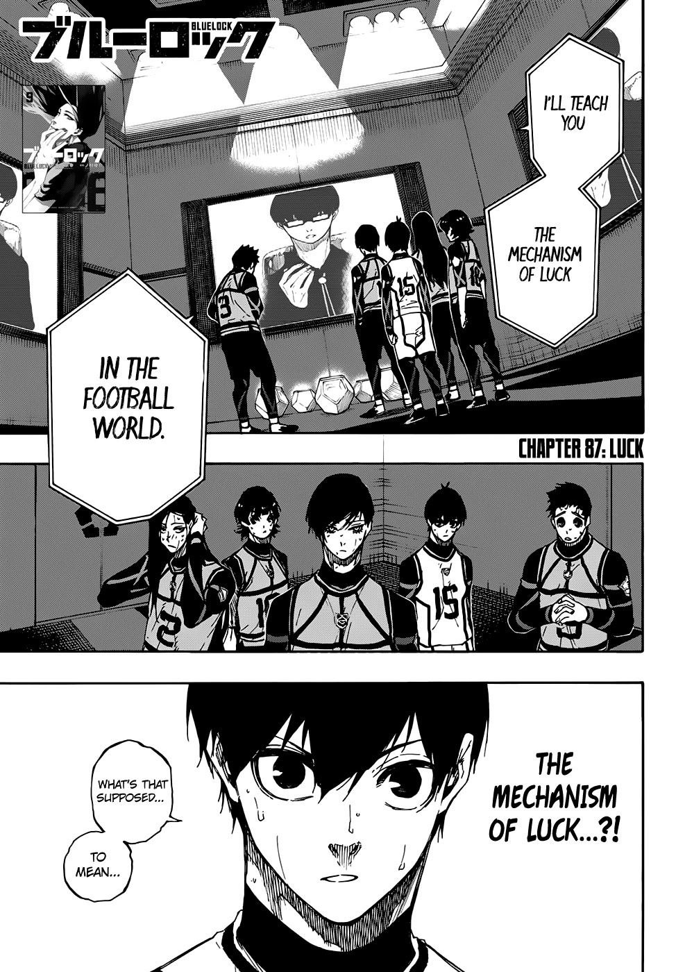 Blue Lock Chapter 87: Luck thumbnail