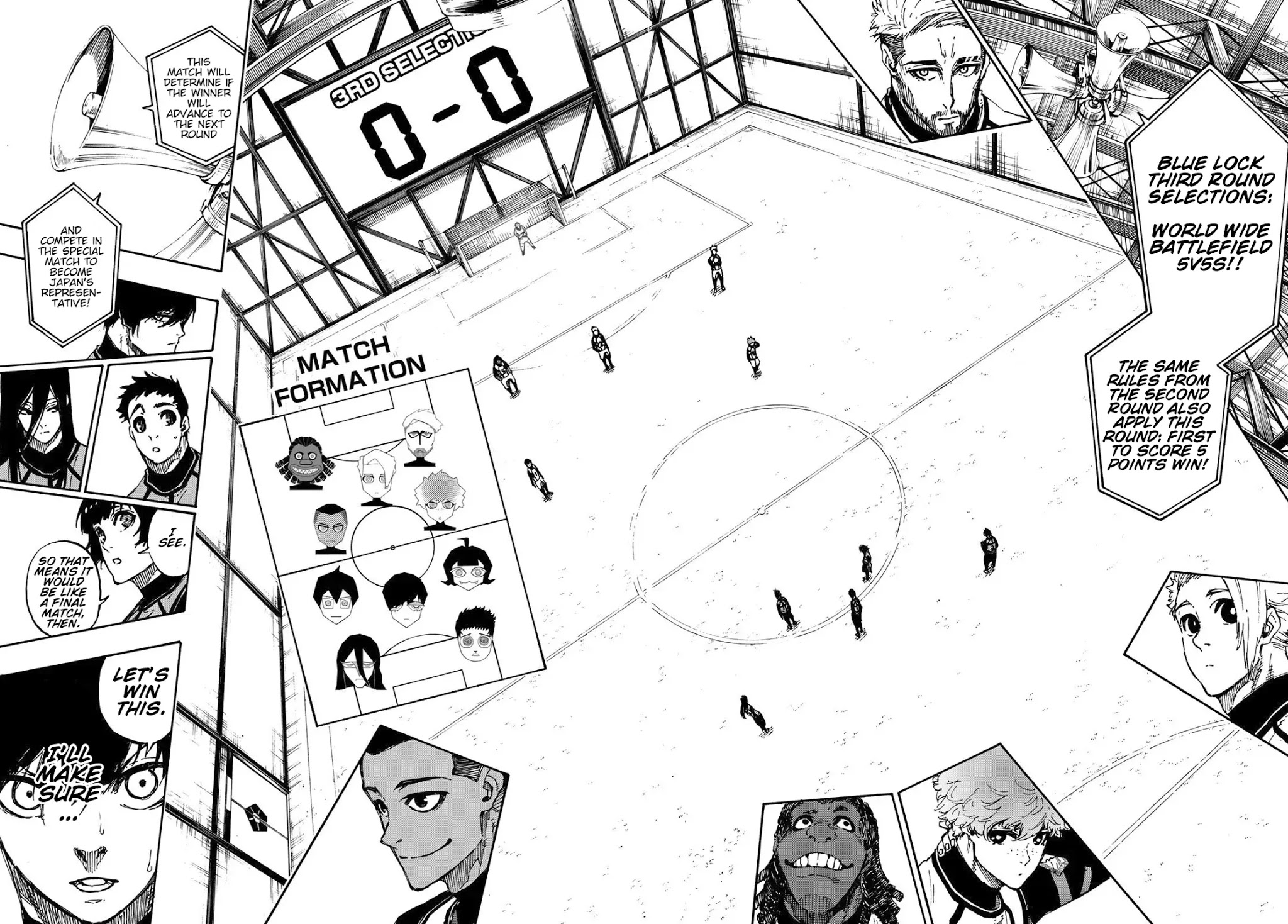 Blue Lock Chapter 90 page 13 - Chapter 90: Third Round Selection