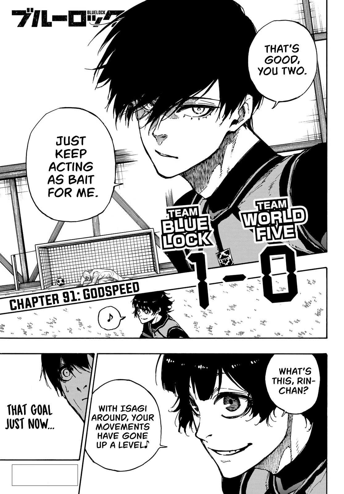 Blue Lock Chapter 91 page 2 - Chapter 91: Godspeed