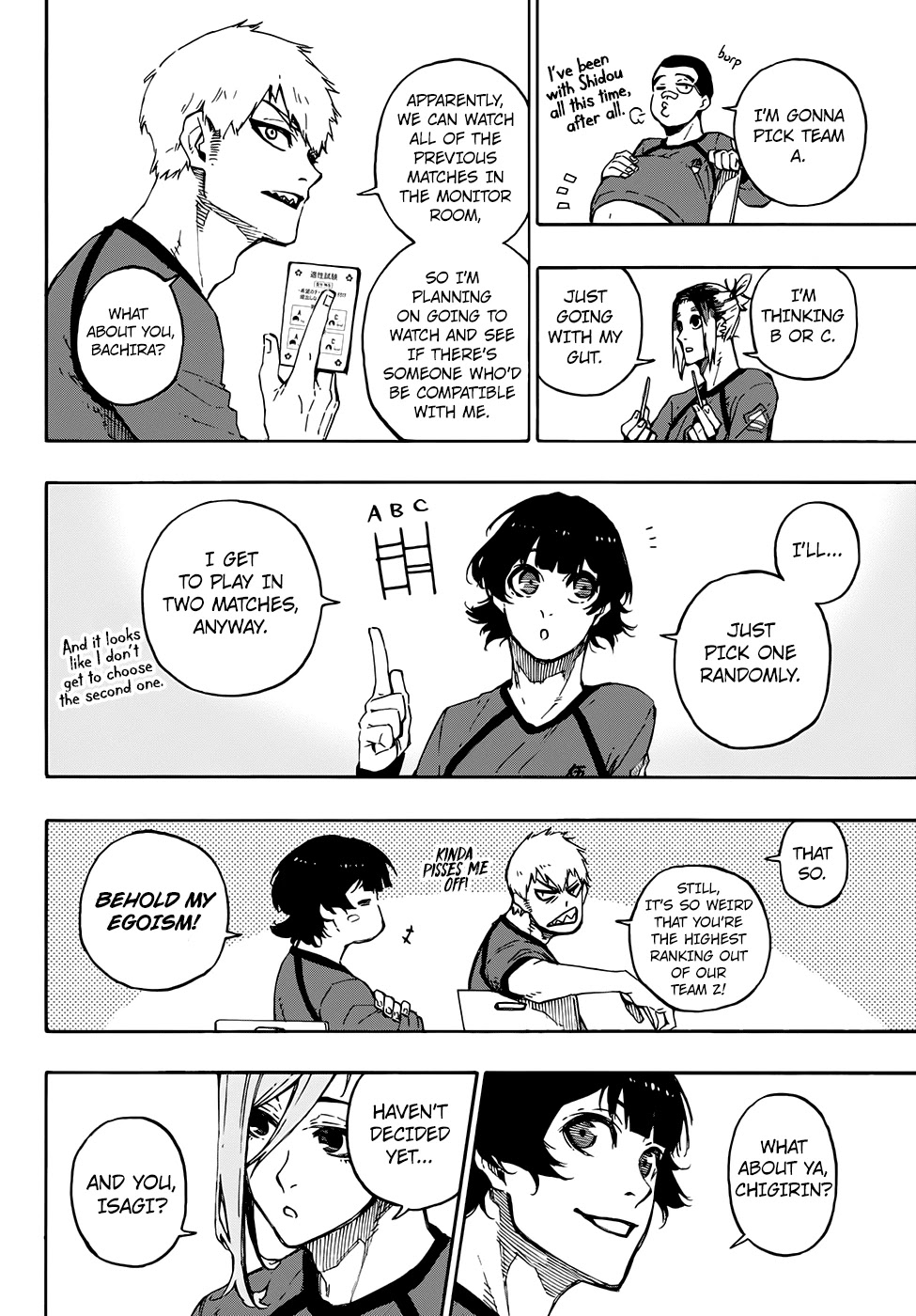 Blue Lock Chapter 96 page 4 - Chapter 96: Chosen Path