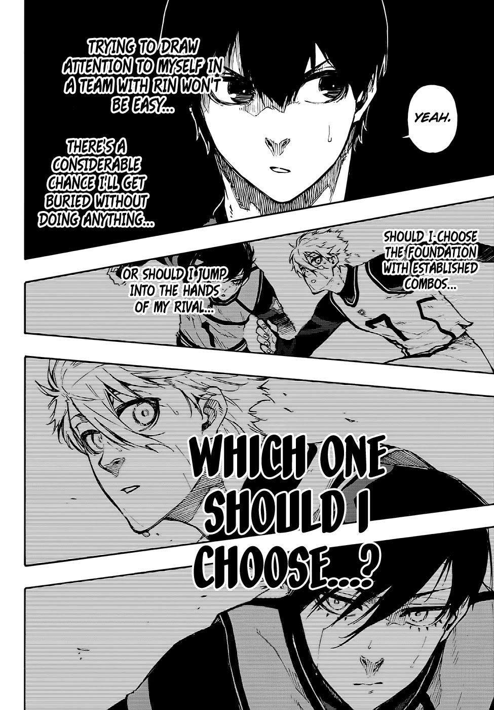 Blue Lock Chapter 96 page 6 - Chapter 96: Chosen Path