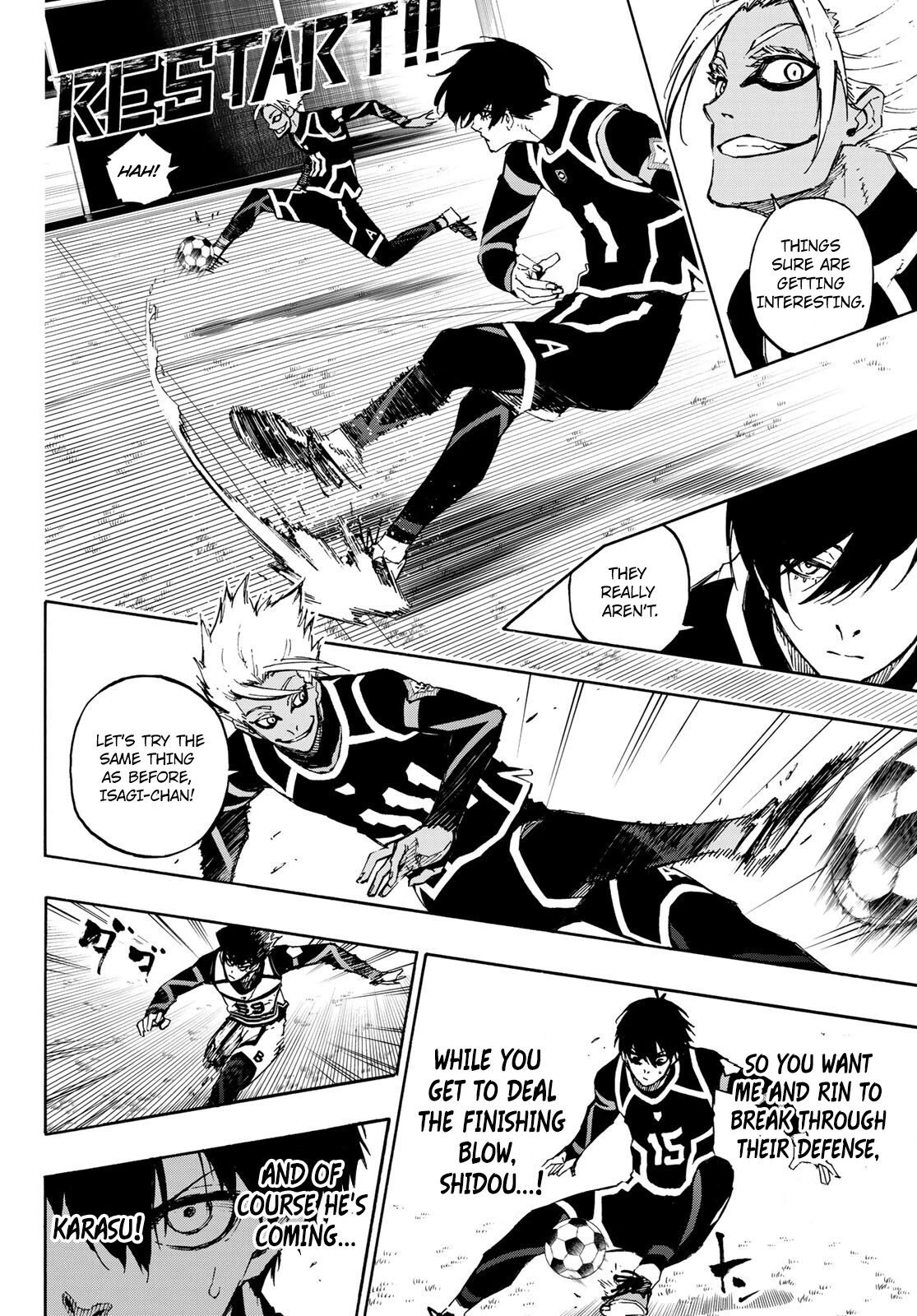 Blue Lock Chapter 99 page 4 - Chapter 99: Assassin and Ninja